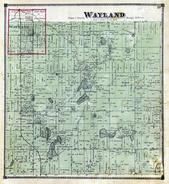 Wayland Township, Boot Lake, Bradley, Mud Lake, Allegan County 1873